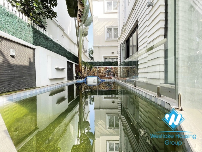 Pool villas for rent at Vinhome Riverside Long Bien Ha Noi